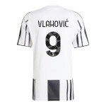 Günstige Fußballtrikots Juventus Vlahovic 9 Kinder Heimtrikot 2025-26 Kurzarm